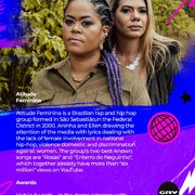 From Brasília - Brazil we present the female hip hop of Atitude Feminina at